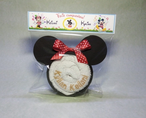 30 Recuerdos Toalla Mickey Y Minnie