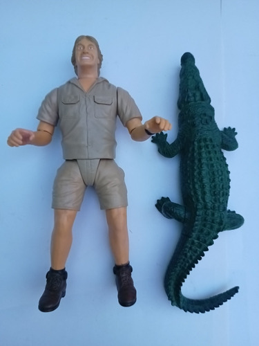 Steve Irwin El Caza Cocodrilos Figura En Caja Australia Zoo