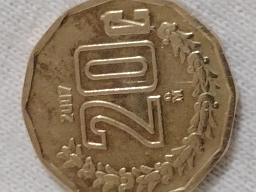 Moneda 20 Centavos 2007