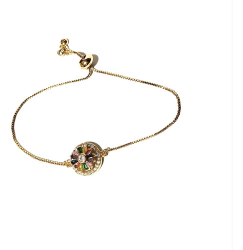 Pulsera Giratoria Antiestrés Ajustable Acero Quirúrgico