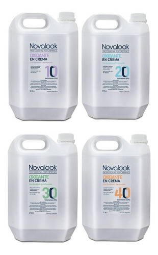 Agua De Todos Los Volumenes Combo X4 Novalook 5lt 