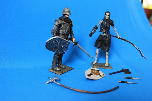 Knight & Deadite Pikeman Army Of Darkness Palisades (Usado)