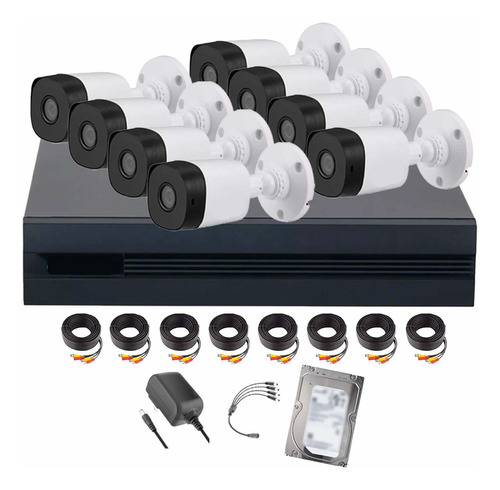 Dahua Kit 8 Cámaras De Seguridad 1mp Videovigilancia + 3tb 