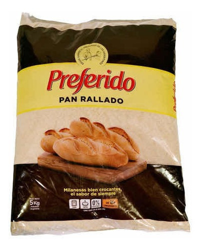 Pan Rallado Preferido X 5 Kg