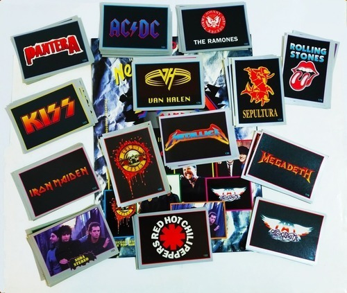 Album Rock Cards Vacio + Todas Las Figuritas A Pegar Y Cards