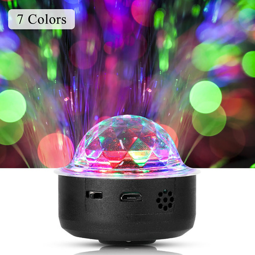 Bombilla De Música Recargable, Mini Luz De Carga Rgb, Imán D