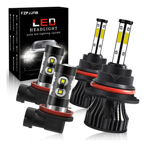 Kit Focos Led Fzpjjnb 9007+h11 Para Chevy Cobalt 2005-2010