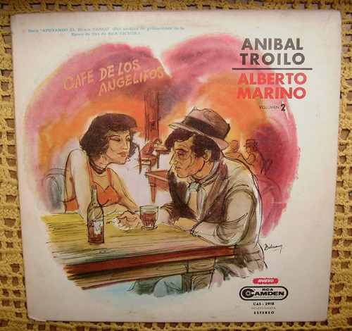 Anibal Troilo Alberto Marino Cafe De Los Angelitos Vol. 2 Lp