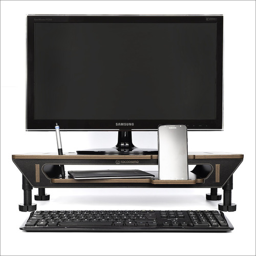 Eleva Monitor Regulable Pc-notebook Con Porta Celu-estante