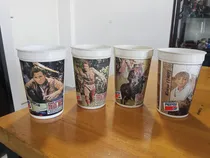 Comprar 4 Vasos Coleccion Indiana Jones Años 90 Precio X Lote Pepsi