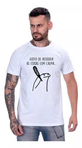 Camiseta Camisa Meme Boneco Palito Frase Engraçada - Zoeira