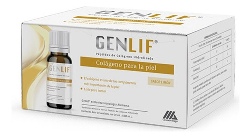 Genlif Colageno Para La Piel X3 Cajas