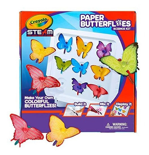 Manualidad Con Papel - Crayola Paper Butterfly Science Kit, 