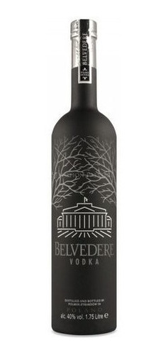 Vodka Belvedere Midnight 1,75 Litros Com Luz De Led
