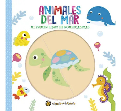 Animales Del Mar - Mi Primer Libro De Rompecabeza
