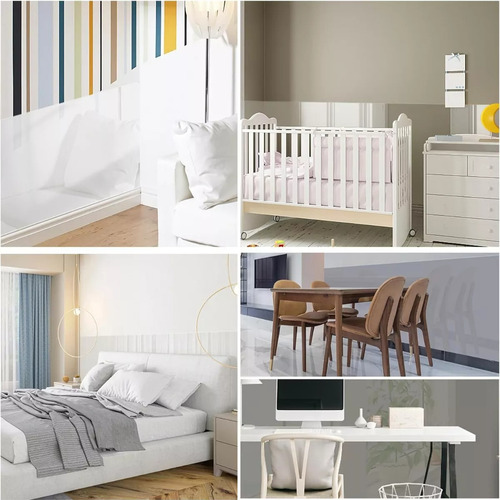 Película Protectora Electroestática De Pared Para Muebles Color Transparente