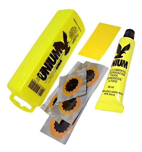 Kit Estojo Remendo Câmara Bicicleta Unium Bike Ciclismo