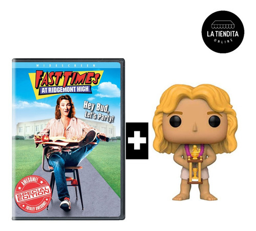 Fast Times At Ridgemont High Dvd Funko Set Jeff Spicoli