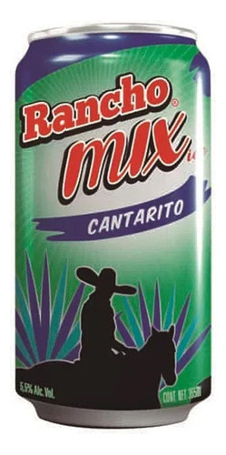 Pack De 12 Bebida Preparada Rancho Mix Ice Cantarito 355 Ml