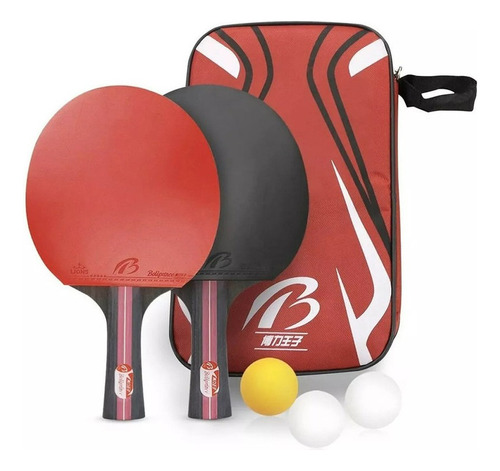 Fun Kit Profesional De 2 Raquetas De Tenis De Mesa De Ping