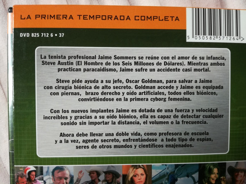 La Mujer Bionica : Temporada Uno Dvd Original
