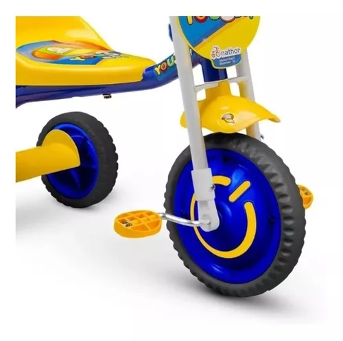 Triciclo Aro 5 You 3 Rodas Boy Nathor - Amarelo