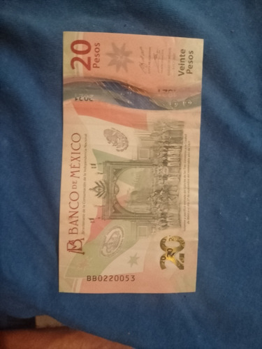 Billete De 20 Pesos Conmemorativo De La Independencia 