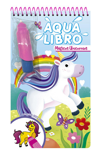 Aqua Libro Mágicos Unicornioscoloreaagua + Pincel Conten