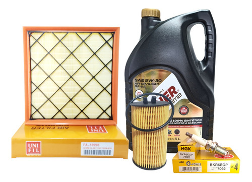 Kit Afinación Cruze 1.8 2010-2016 5w30 Api Sp Aceite Bujías!