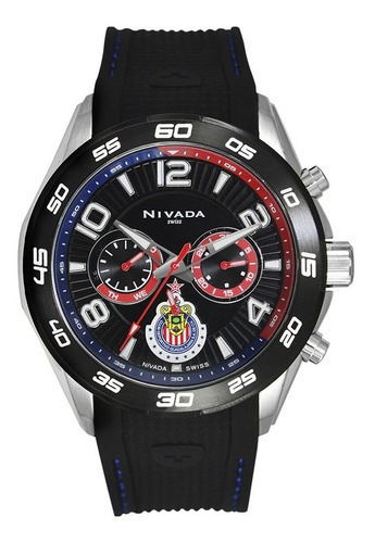 Reloj Nivada Swiss Fan Club Chivas Np17316gdl Hombre