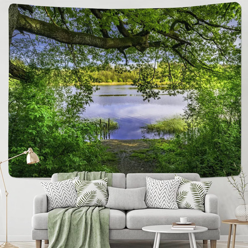 Guanmi Tapiz Bosque Natural Arbol Arte Pared 3d Paisaje Para