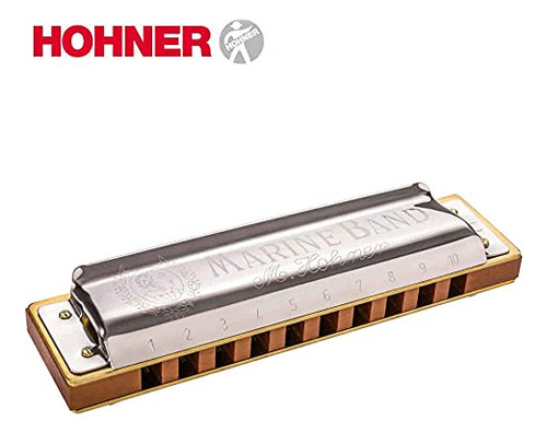 Aronica Hohner Marine Band C 1896bxc 10 Hohner, Estuche
