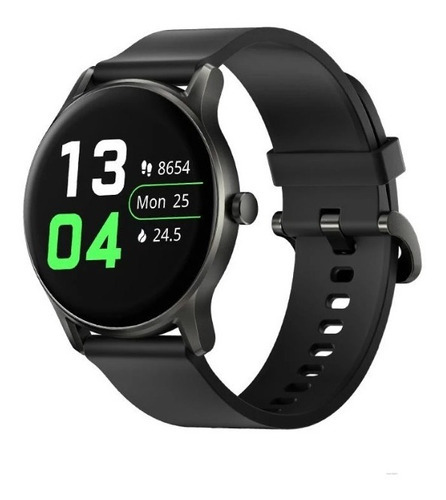 Smartwatch Haylou Ls09a Gs Reloj Inteligente Oximetro Color de la caja Negro Color de la malla Negro