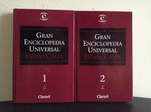 Gran Enciclopedia Universal Espasa Calpe Clarín Tomos 1 Y 2