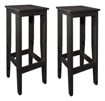 Comprar Combo 2 Banquetas Taburetes Desayunador Silla Madera Sajo