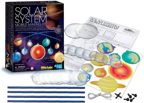 Experimento Kit Móvil Sistema Solar Niños Espacio Planetas