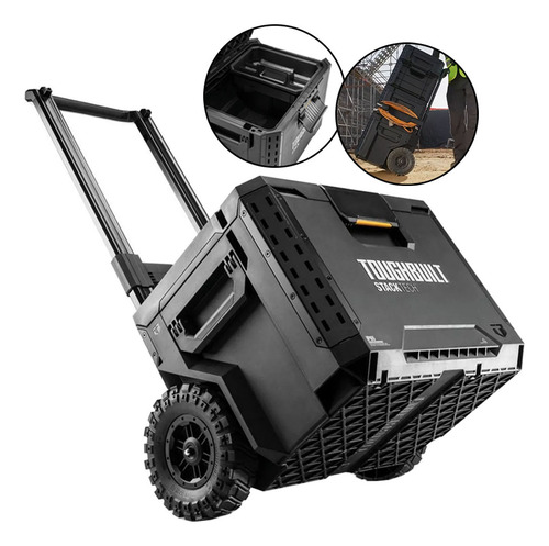 Caixa Modular Toughbuilt Stacktech Tb-b1-b-70r Com Rodas
