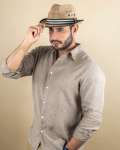 Axcento Sombrero De Palma Estilo Panamá Para Hombre M/l