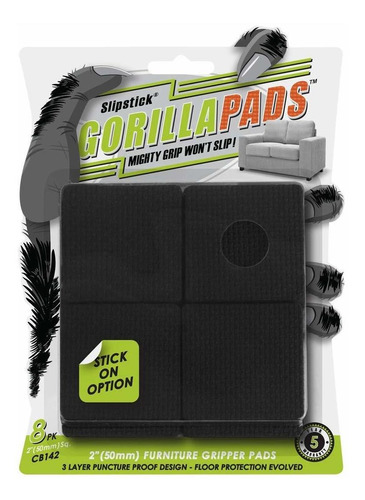 Gorillapads Cb142 Juego 8 Protector Antideslizante Para 2.0