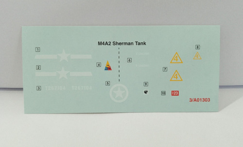 Maqueta Tanque Sherman M4a2 - Airfix 1/76