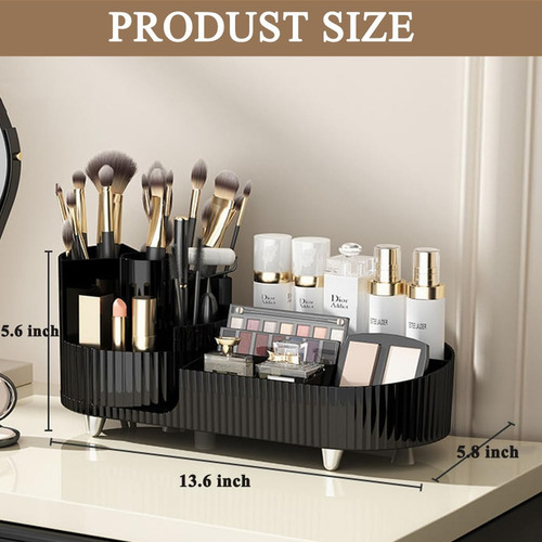 Zufudo Organizador De Maquillaje Para Tocador Giratorio 360
