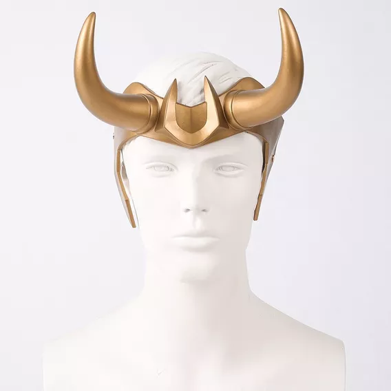 Corona De Thor Ragnarok Máscara De Disfraces De Halloween Sombrero Accesorios De Casco De Cosplay para Hombres Y Mujeres Fangteke Casco Loki con Cuernos 