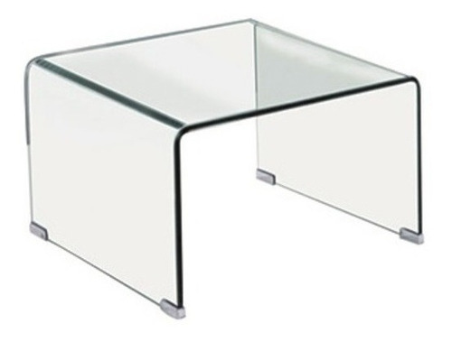 Mesa Lateral Grapa - Transparente Këssa Muebles