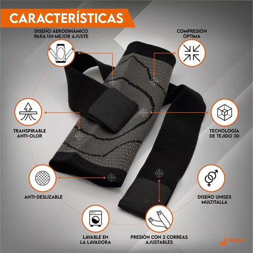 Tobillera Deportiva Compresión Doble Soporte Lesión Gym 2pcs