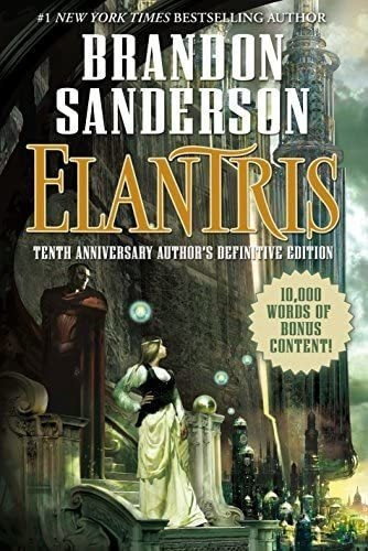 Libro Elantris- Brandon Sanderson -inglés&&&