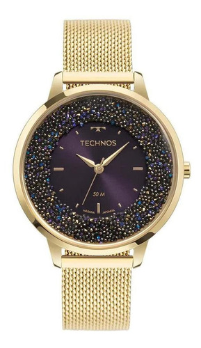 Relógio Technos Feminino Crystal Dourado - 2035mwo/1n