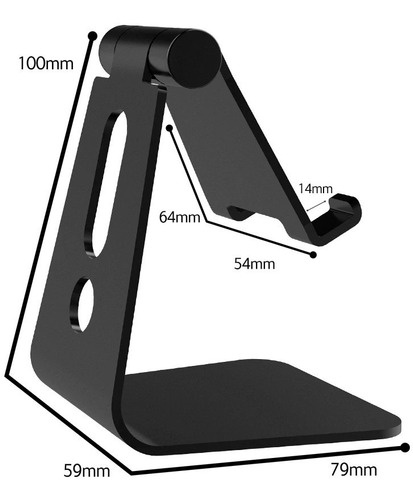 Imagen 4 de 7 de Soporte De Celular Mesa Escritorio En Aluminio Calidad Pro ®