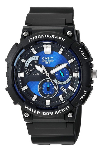 Reloj Casio Hombre Mcw-200h Cronógrafo 100m Resistente Agua