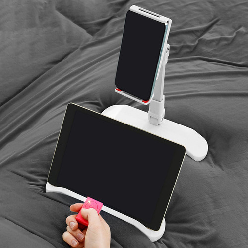 Soporte Plegable Para Tableta De Cama, Soporte Blanco