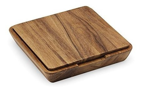 Juego De Cuchillos Y Tabla De Quesos Gourmet Ironwood, Mader